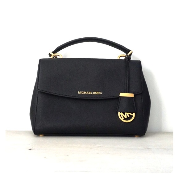 Michael Kors Handbags - Michael Kors Small Black Leather Ava Crossbody